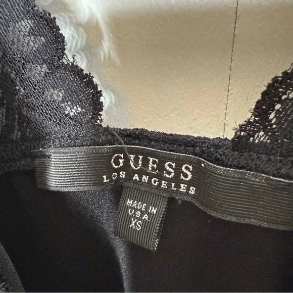 Guess Los Angeles Y2K Black Lace Cami Tank - XS - Picture 3 of 6